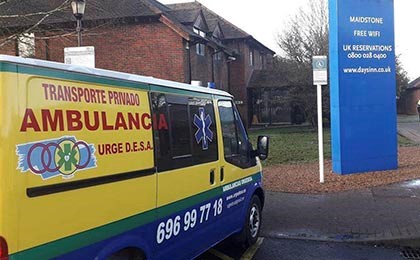 ambulancia para repatriación