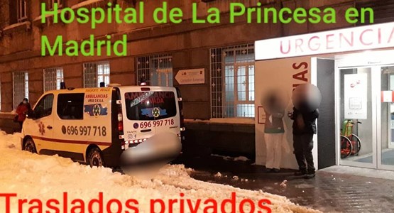 ambulancia para traslado convencional hospital madrid